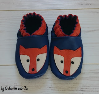 petit chausson en cuir pour enfant chausson en cuir renard pour enfant