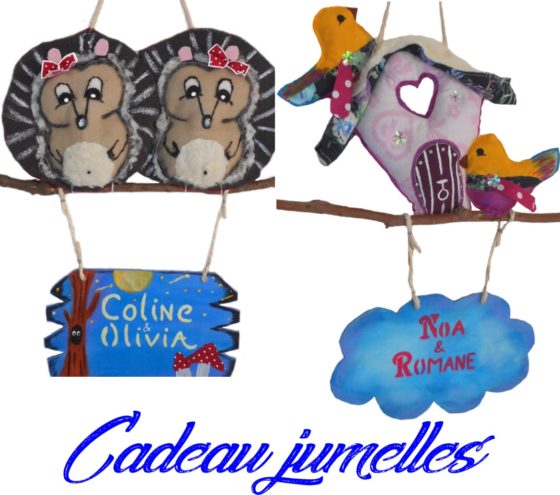 cadeau naissance maman de jumelles cadeau original chambre jumelles
