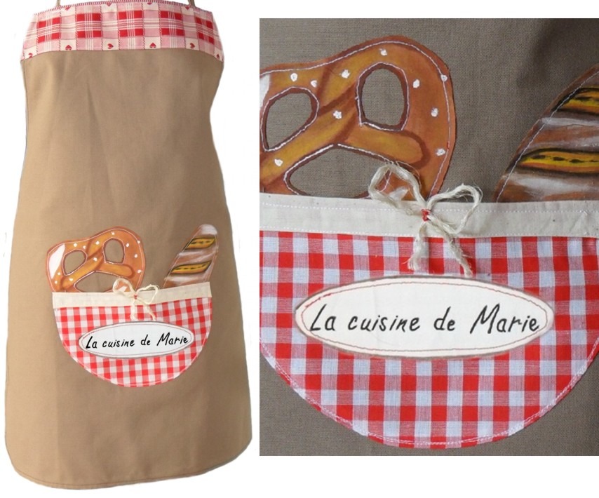 tablier personnalisé campagnard tablier personnalisé femme campagne