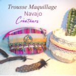 trousse maquillage avec fourrure améindienne trousse maquillage originale ethnique amérindienne