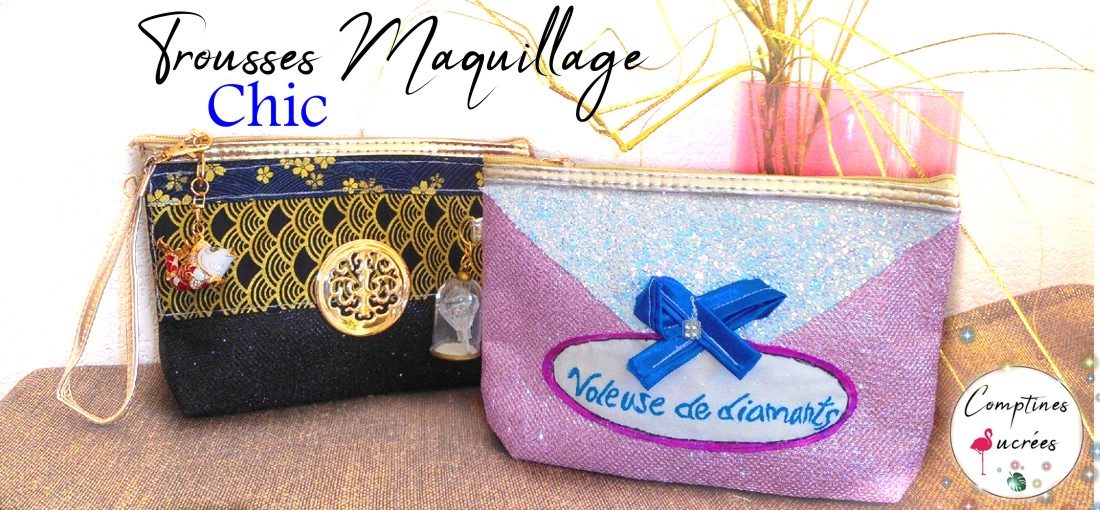 Des trousses maquillage très glamours tout en élégance…