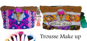 trousse toilette ethnique bohème chic trousse maquillage ethnique boho
